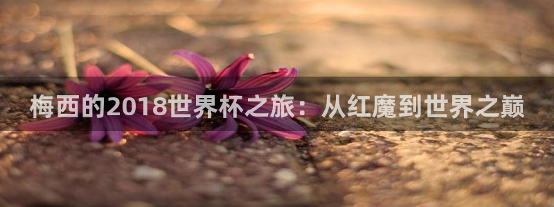 足球世界杯2026年赛程时间表:梅西的2018世界杯之旅:从红魔到世界之巅